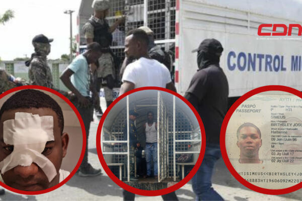 Agente de migración fue presuntamente herido por un haitiano. (Foto: fuente externa)