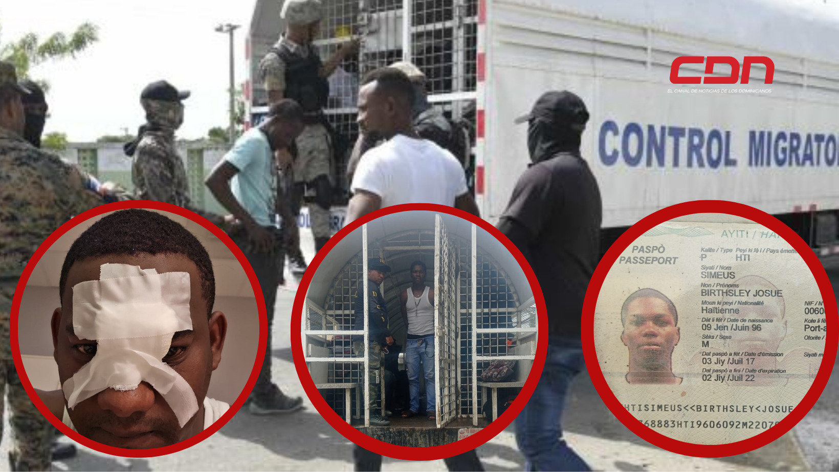 Agente de migración fue presuntamente herido por un haitiano