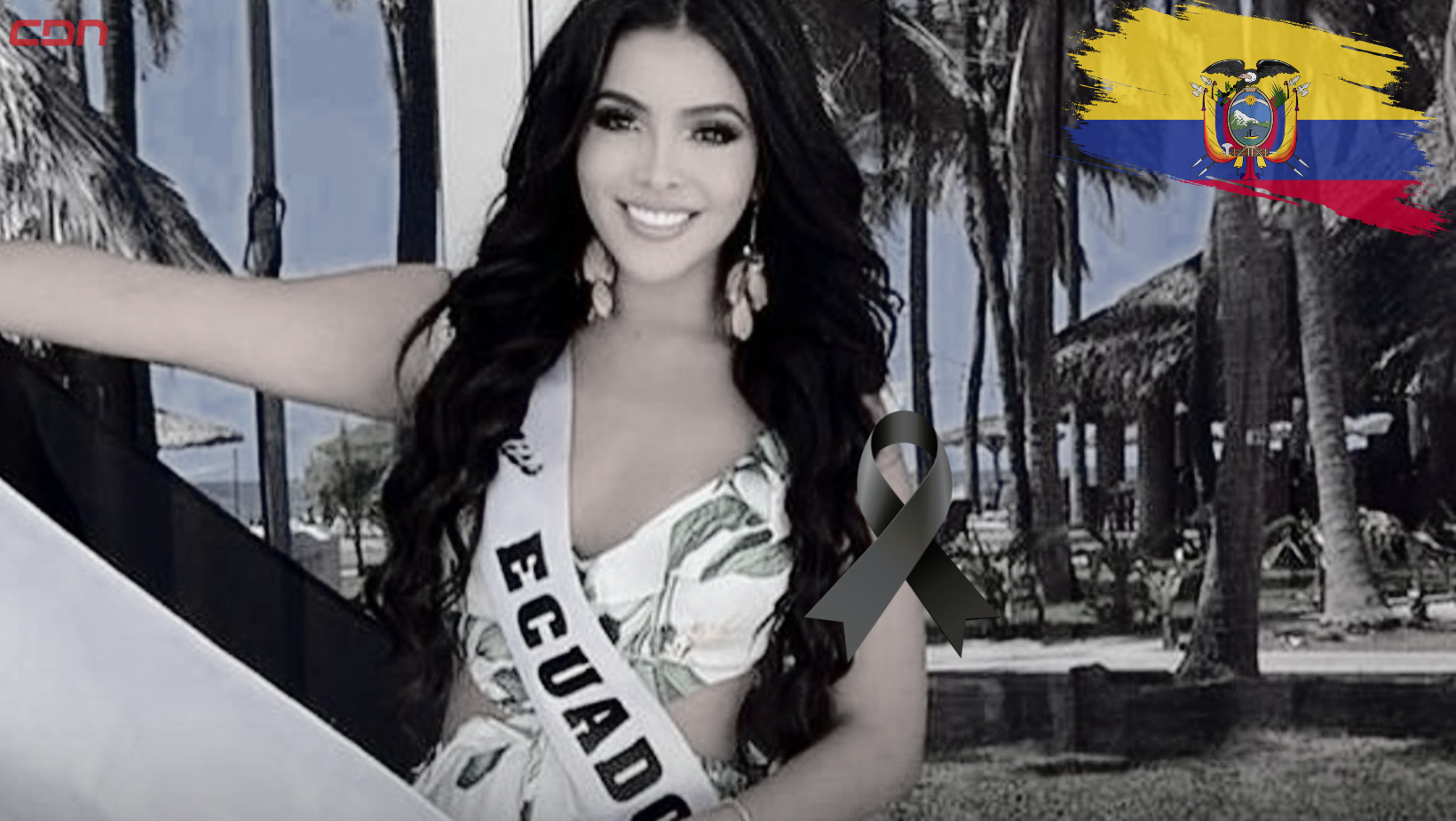 La difunta excandidata a Miss Ecuador Landy Párraga. Foto: CDN Digital