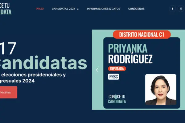 Conoce tu candidatas es un portal digital con su propio dominio. 
Foto: CDN 