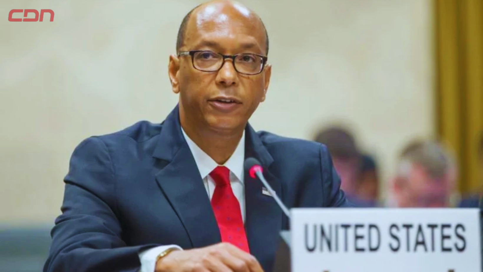 El representante adjunto de Estados Unidos ante la ONU, Robert Wood. Foto: Fuente externa