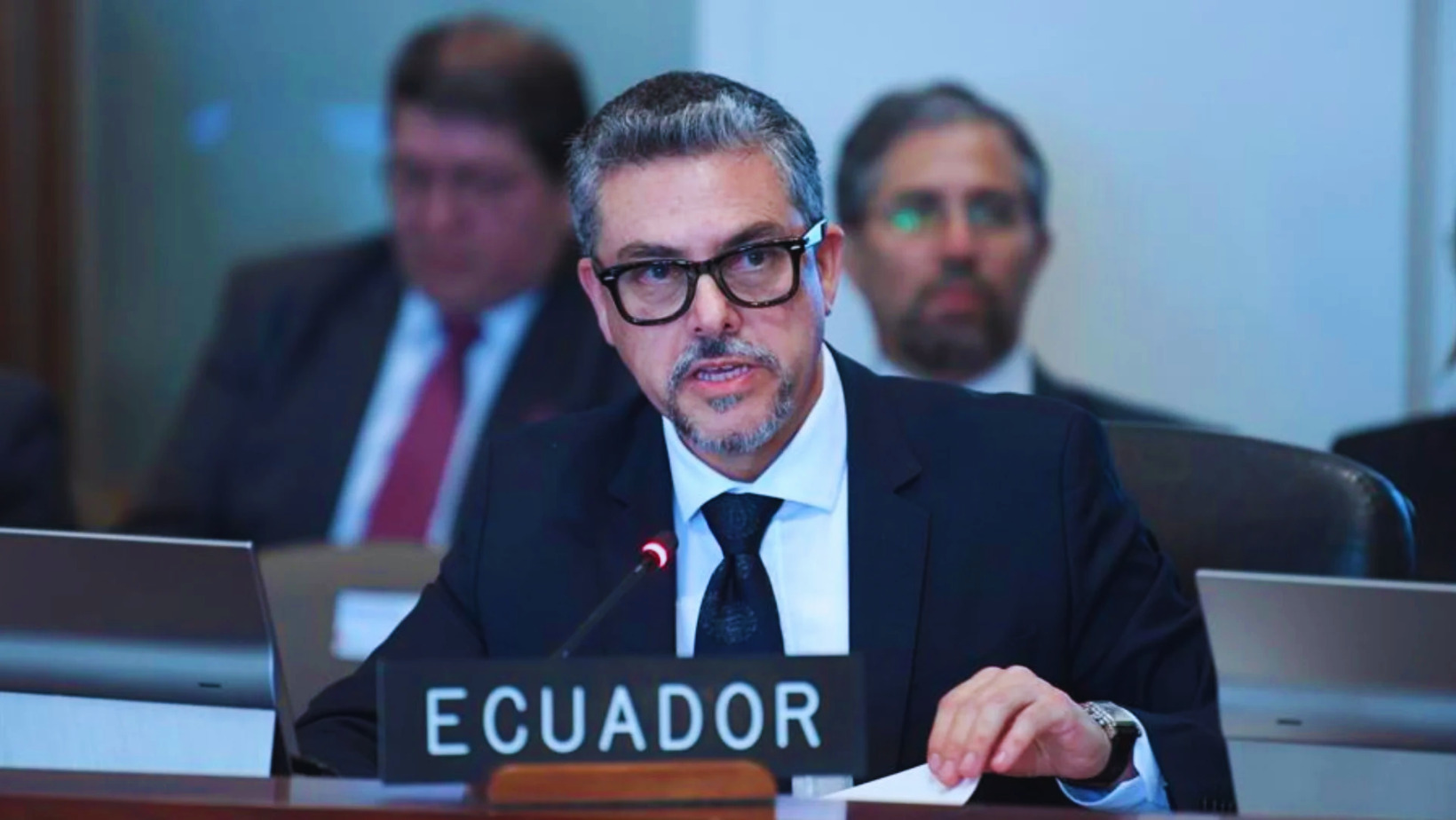 El viceministro de Movilidad Humana de Ecuador, Alejandro Dávalos. Foto: Fuente externa