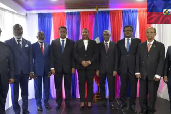 Los miembros del Consejo Presidencial de Transición de Haití. Foto: Fuente externa 