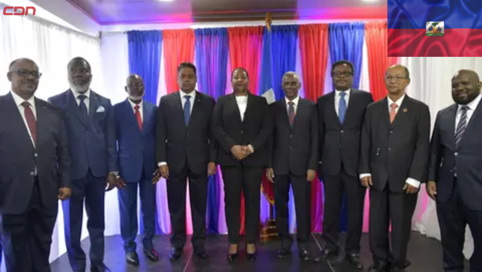 Los miembros del Consejo Presidencial de Transición de Haití. Foto: Fuente externa