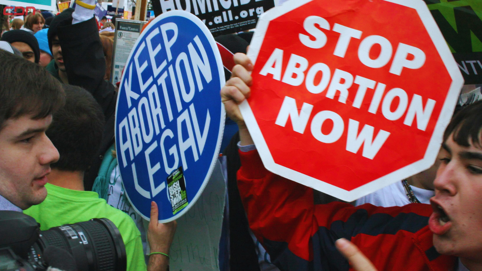 Activistas a favor y en contra del aborto se manifiestan en EE.UU. Foto: Fuente externa