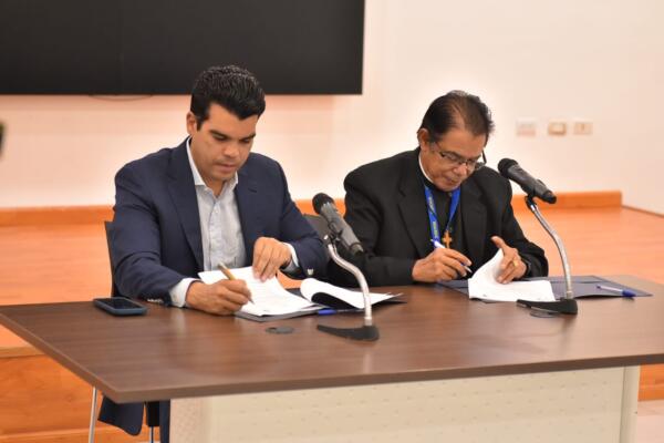 Inapa e Indenor firman convenio de colaboración para construir 7,500 módulos sanitarios