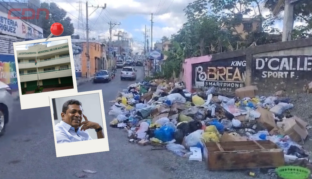Junior Santos llega a Los Alcarrizos en crisis de recogida de basura