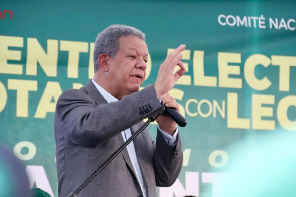 El candidato presidencial del partido Fuerza del Pueblo, Leonel Fernández. Foto: Fuente externa