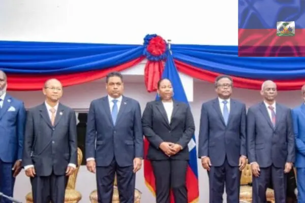 Algunos de los miembros del Consejo Presidencial de Transición de Haití. Foto: Fuente externa