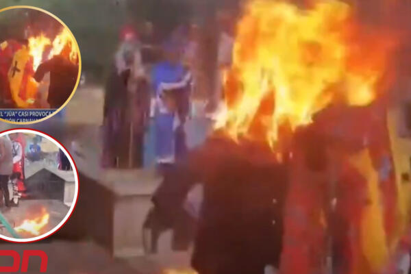 Fuego del “Júa” casi provoca tragedia en cierre de manifestación carnavalesca Las Cachúas de Cabral