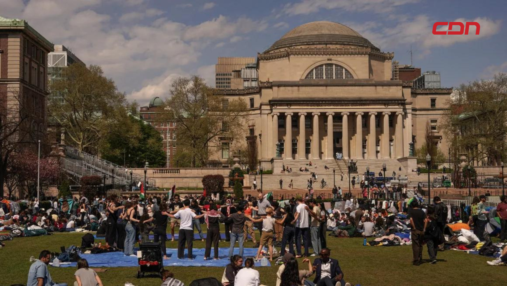 Universidad de Columbia tendrá clases virtuales debido a tensión por protestas propalestinas