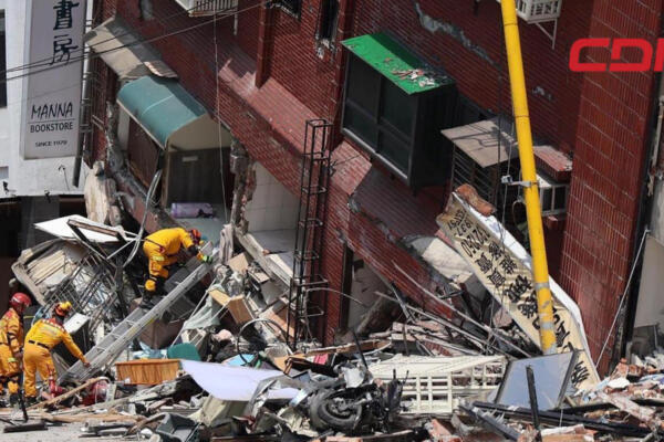 Terremoto en Taiwán. Foto: CDN Digital.