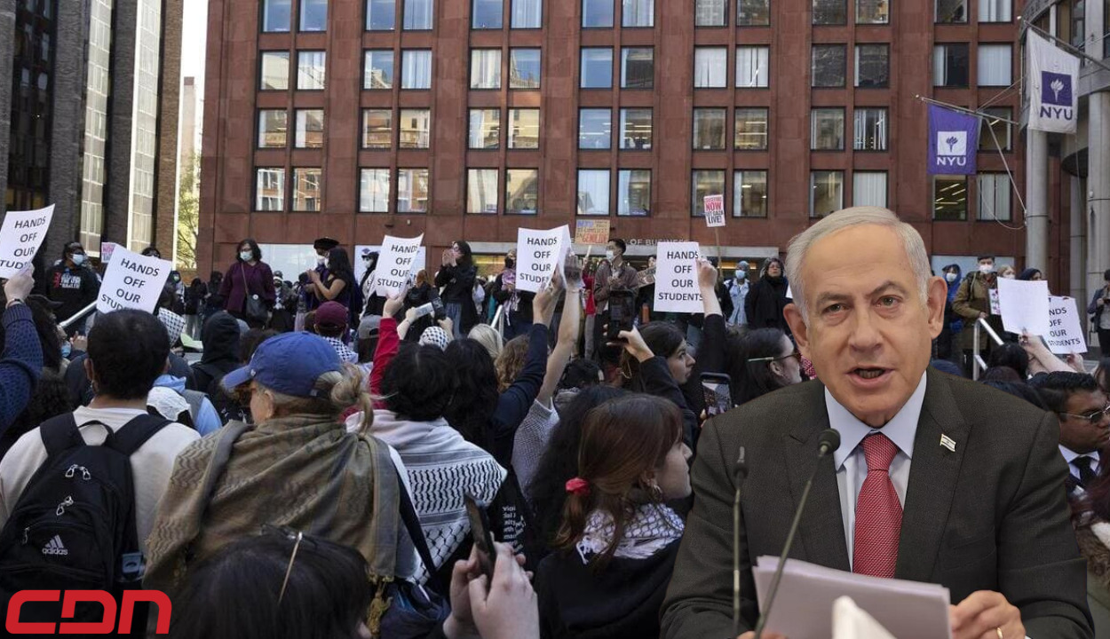 Primer ministro Israelí condena protestas propalestinas en campus de EE.UU
