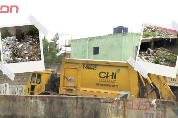 Residentes Santo Domingo Oeste abogan por manejo responsable de desechos sólidos en la cañada de Guajimía ya que la basura parece una fuente inagotable. Foto: CDN Digital 