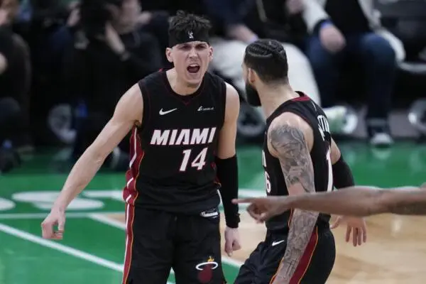 Los Heat de Miami vencieron a Boston Celtics y así empataron la serie de primera ronda de playoffs de la NBA 1-1, y ahora van a Miami.