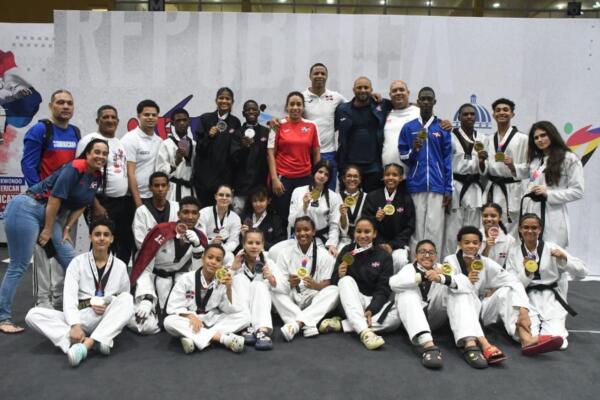 República Dominicana logra ocho medallas de oro en el Dominican Open de Taekwondo