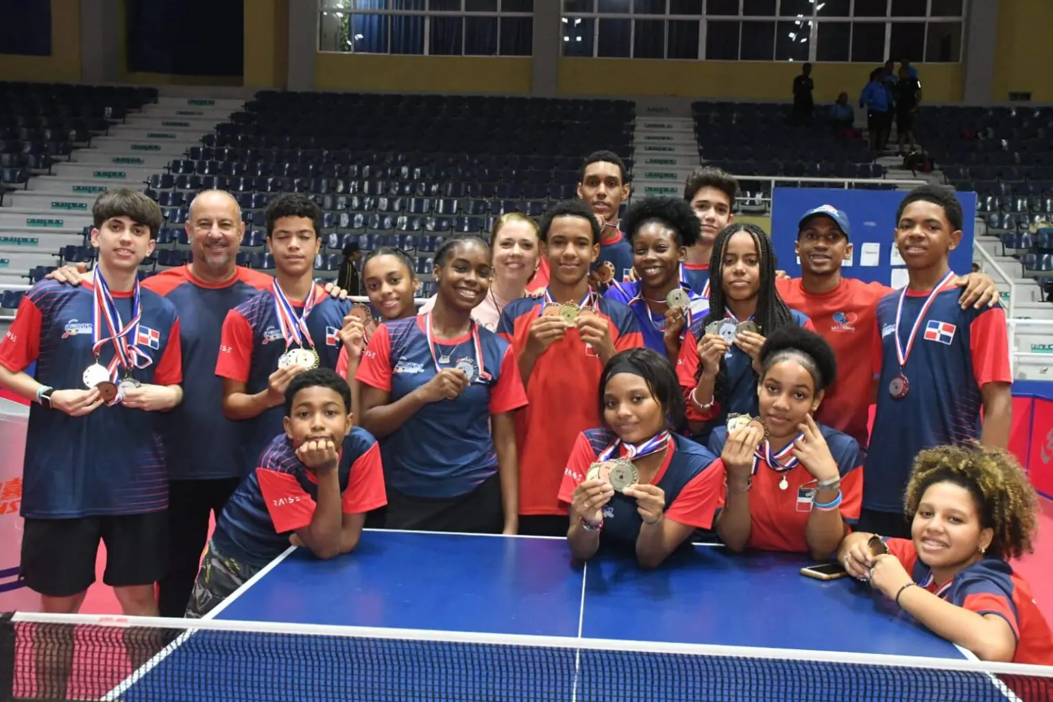 Dominicana ocupa segundo lugar en campeonato tenis de mesa del Caribe