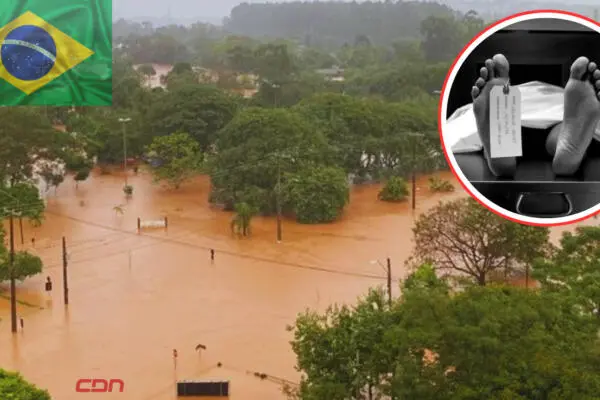 Intensas lluvias en el sur de Brasil deja varios muertos y desaparecidos. Foto: CDN Digital 