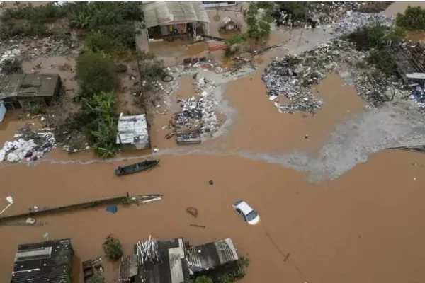 Muertos por inundaciones en el sur de Brasil superan los 145. Foto: Fuente externa  