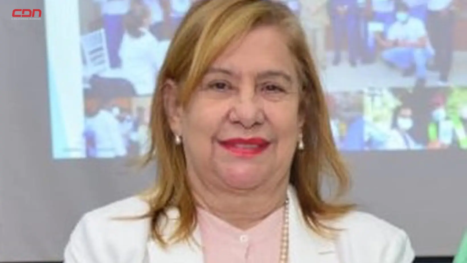 La gobernadora provincial de La Vega, Luisa Jiménez de la Mota. Foto: Fuente externa