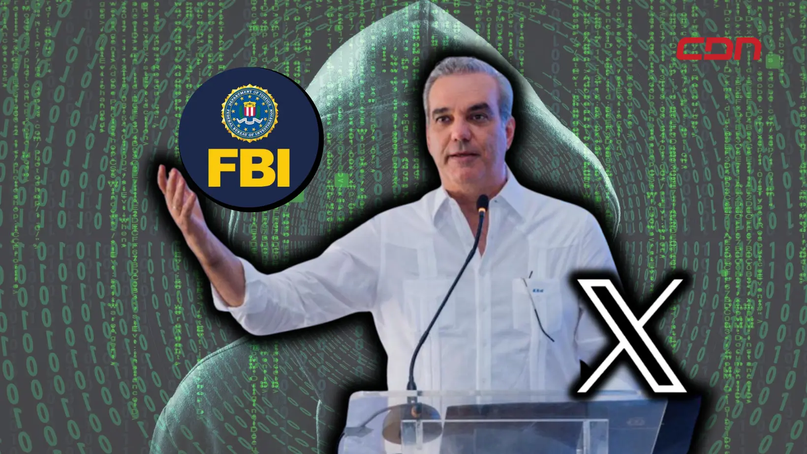 FBI participa en investigación hackeo a cuenta de X del presidente Abinader