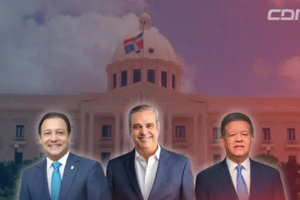 Abel Martínez, Leonel Fernández y Luis Abinader, candidatos con la mayor posibilidad de ganar las elecciones. Foto CDN Digital