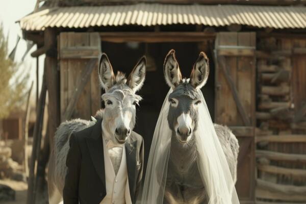 Casan a dos burros para concienciar sobre su riesgo de extinción