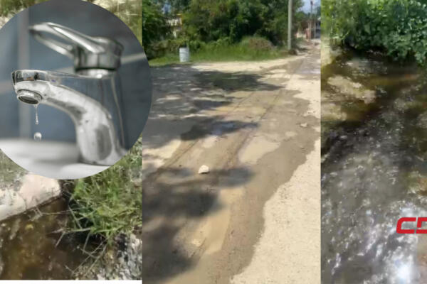 Moradores de Bayona dicen llevan dos meses sin agua debido a múltiples averías. (Arte: CDN DIGITAL)