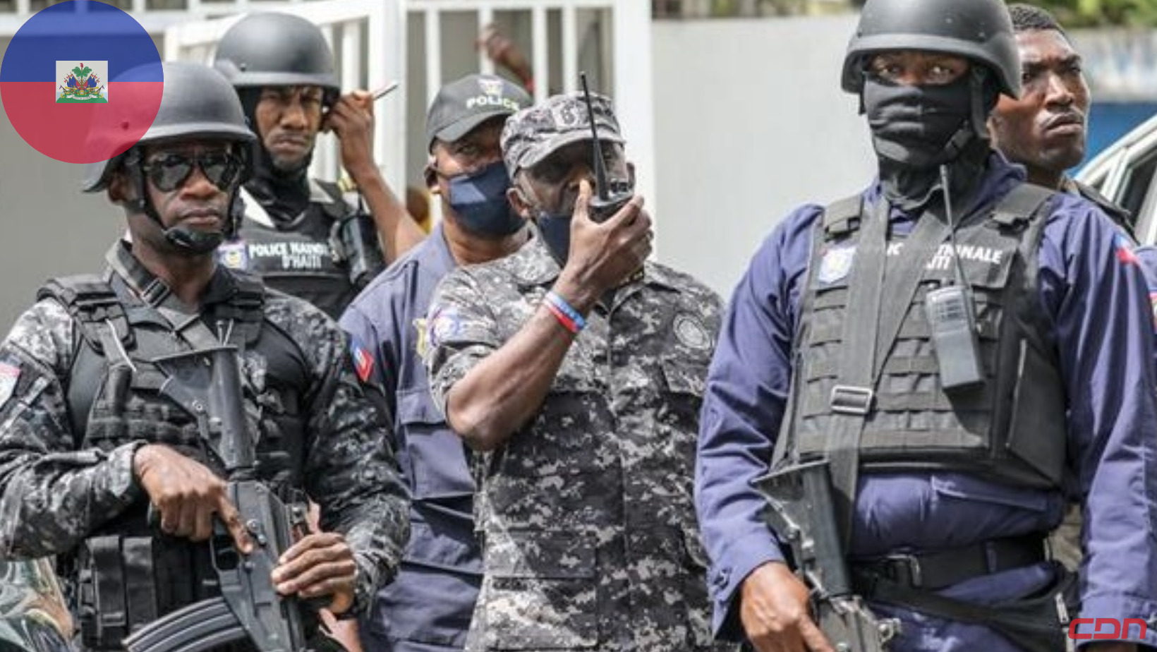 Agentes de la Policía Nacional de Haití. Foto: Fuente externa