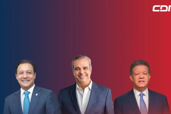 Abel Martínez, Luis Abinader y Leonel Fernández, candidatos presidenciales elecciones 2024Foto: CDN Digita