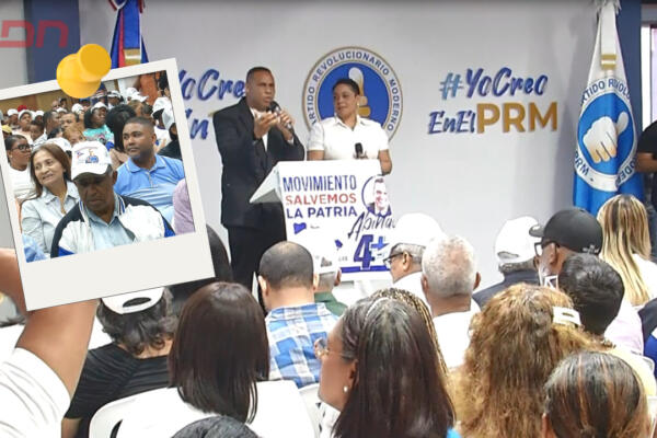 Movimiento “Salvemos La Patria” respalda candidatura de Luis Abinader para los próximos comicios electorales del 19 de mayo. Foto: CDN Digital 