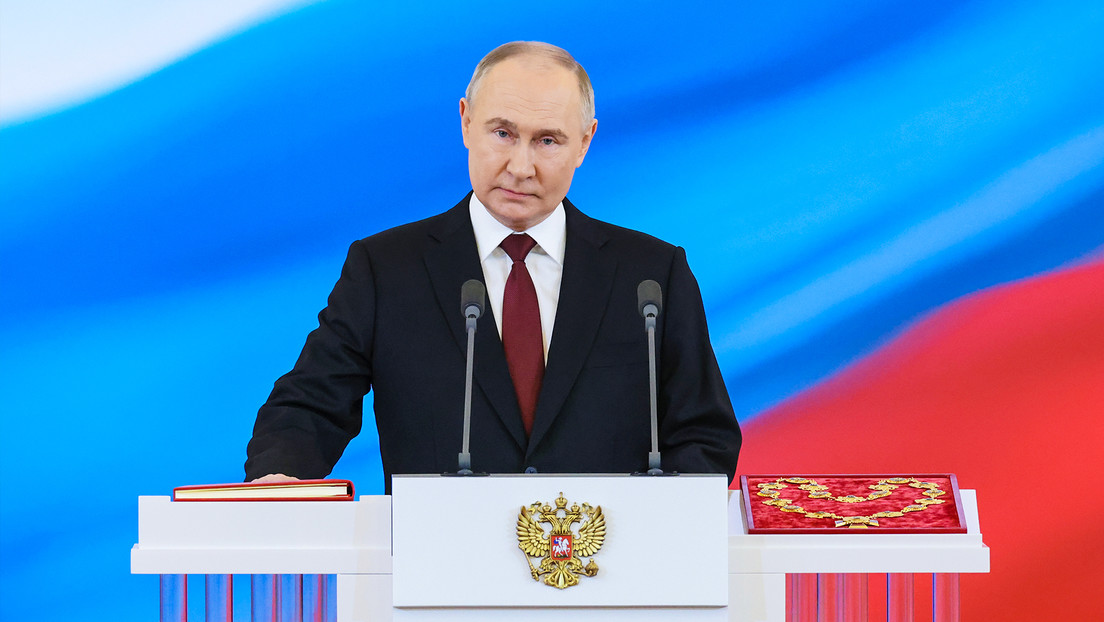 El presidente ruso señaló que con su voto los ciudadanos "confirmaron el correcto rumbo del país". Foto: Fuente externa