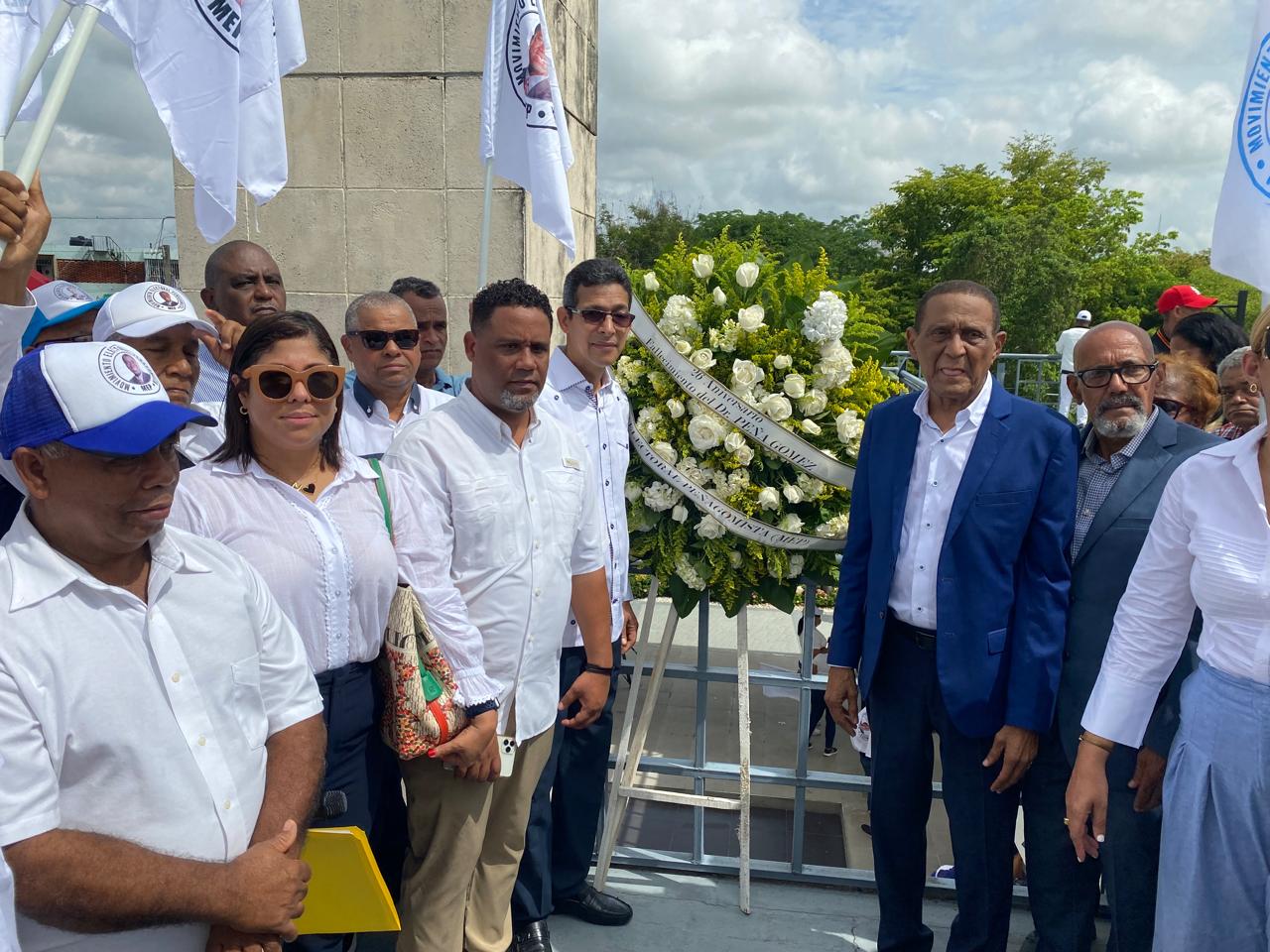 Movimiento Electoral Peñagomista conmemora 26 aniversario muerte Peña Gómez. Foto fuente externa
