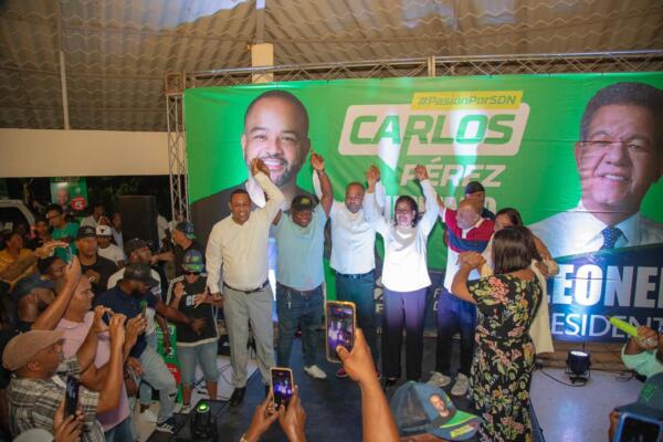 Carlos Pérez cerró su campaña. Foto: Fuente externa 