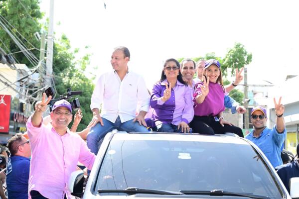 Luis Alberto exhorta a los dominicanos a votar por Abel Martínez. Foto fuente externa