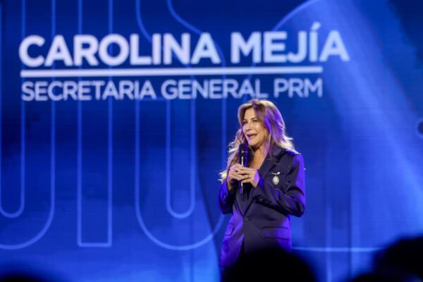Carolina Mejía invita votar por candidatos del PRM. Foto fuente externa