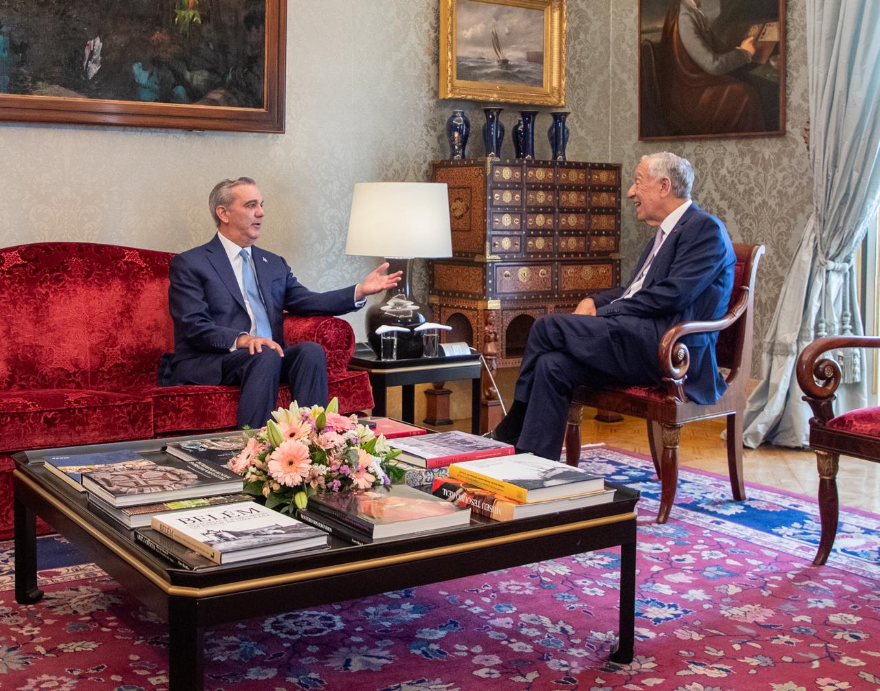 O Presidente de Portugal define Luis Abinader como um grande líder na região da América Central e Caraíbas