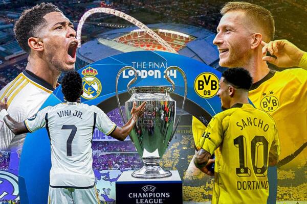 Real Madrid y Borussia Dortmund se medirán en final de la Champions. Foto fuente externa