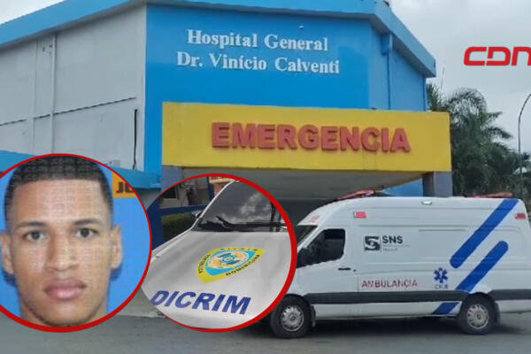 El apresado y hospitalizado es Daniel Antoni Chávez (alias) Gasolina. 
(Arte: CDN DIGITAL)