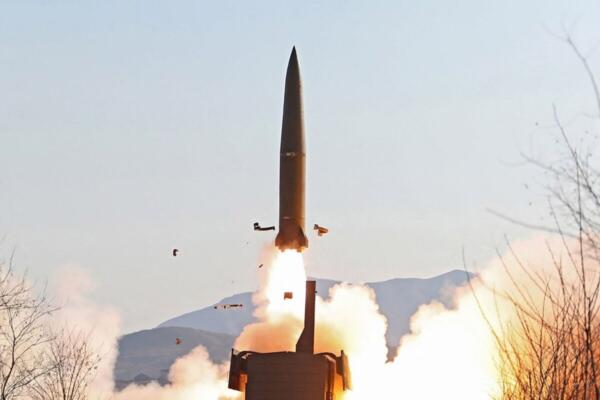 Corea del Norte lanza una decena de misiles balísticos de corto alcance al mar de Japón a las 6:14 hora local desde Sunan, en Pionyang. Foto: Fuente Externa 