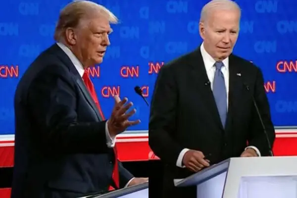 Debate presidencial EE.UU.: Trump, agresivo y confiado, carga contra un Biden titubeante