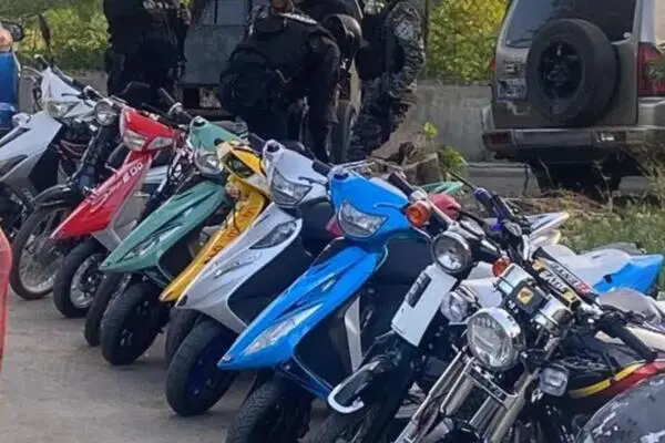 Motocicletas retenidas por la Digesett. Foto: fuente externa