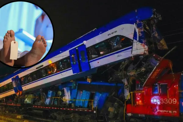 Dos personas murieron tras chocar 2 trenes en Chile. Foto: Fuente externa