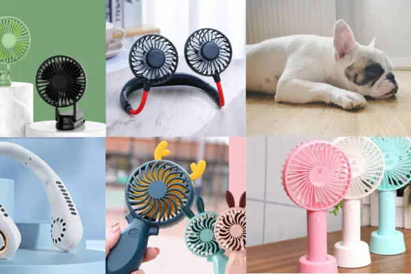 Mini ventiladores vuelven a ser tendencia para combatir el calor