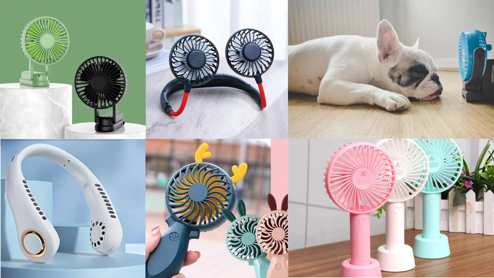 Mini ventiladores vuelven a ser tendencia para combatir el calor