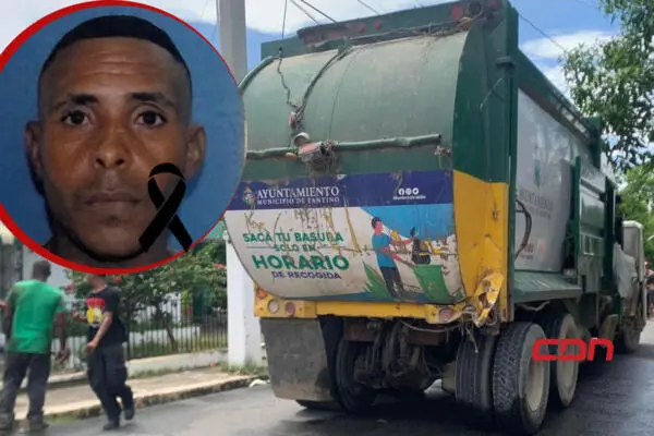 Domingo López, de 46 años de edad, murió arrollado por camión compactador. (Arte: CDN Digital)