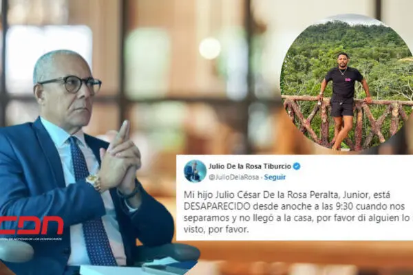 Presidente de Adocco reporta desaparición de su hijoPresidente de Adocco reporta desaparición de su hijo