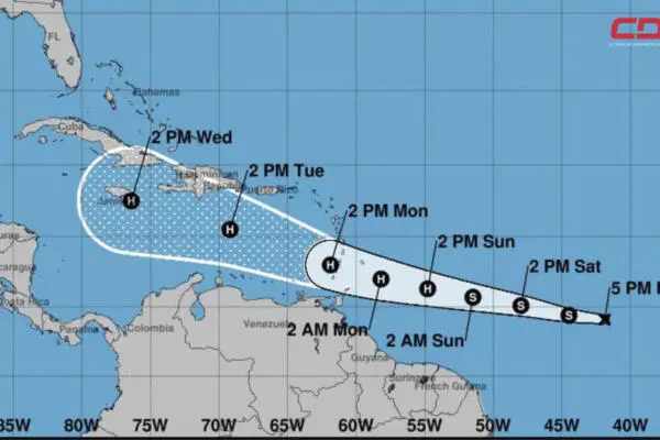Se forma depresión tropical #2; amenaza con convertirse en huracán