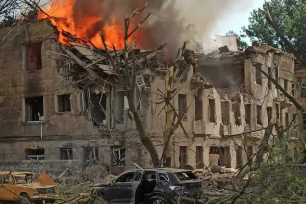 Al menos cuatro civiles muertos en un bombardeo ruso en el este de Ucrania. Foto fuente externa