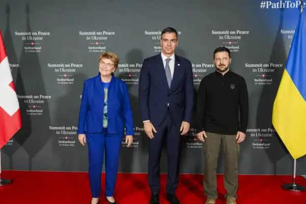 Zelensky y Amherd reciben a jefes de Estado y de Gobierno en cumbre sobre Ucrania en Suiza. El presidente Luis Abinader dice presente. Foto: Fuente Externa